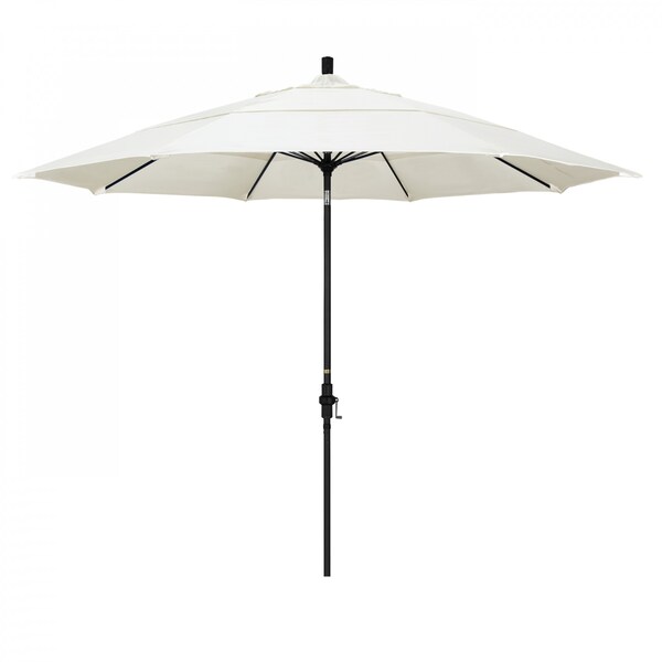 California Umbrella Patio Umbrella, Octagon, 109.5" H, Pacifica Fabric, Canvas - 194061022986