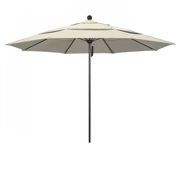 California Umbrella Patio Umbrella, Octagon, 107" H, Olefin Fabric, Beige - 194061001332