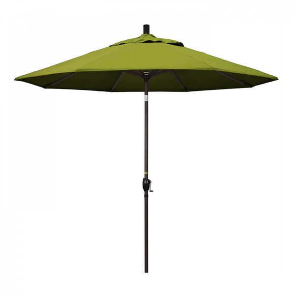 California Umbrella Patio Umbrella, Octagon, 101" H, Olefin Fabric, Kiwi - 194061033401