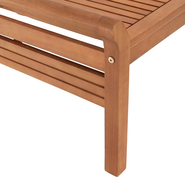 Alaterre Furniture Stamford Eucalyptus Wood Outdoor Rectangle Coffee Table - ANSF03EBO