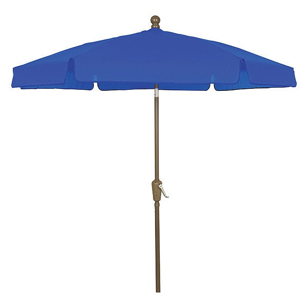 Fiberbuilt Garden Umbrella Crank Cb, Blue, 7.5 ft. - 7GCRCB-PACIFIC BLUE