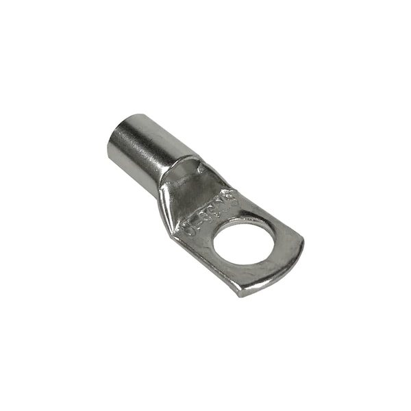 Remington Industries Lug Terminals, 2 AWG Gauge Wire, 3/8" Tin-Plated Copper Stud, PK 10 - SC35-10-10