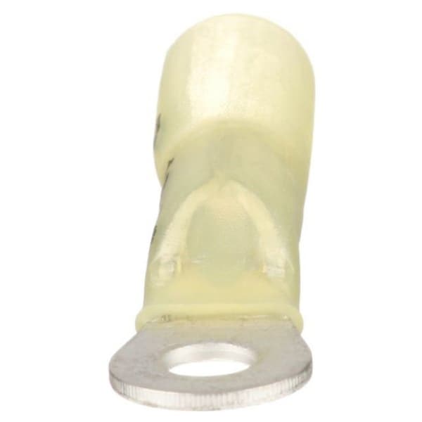 Panduit 12-10 AWG Heat-Shrink Ring Terminal PK20, Insulation Color: Yellow - PH10-8R-E