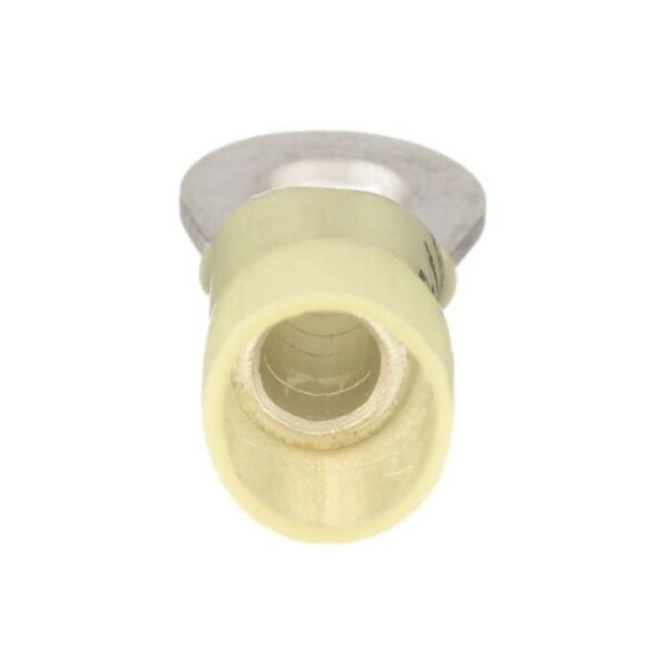 Panduit 12-10 AWG Heat-Shrink Ring Terminal PK20, Insulation Color: Yellow - PH10-8R-E