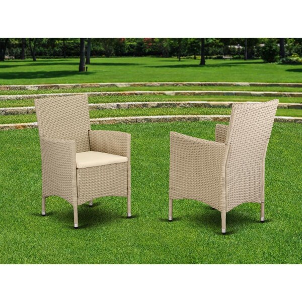 Invernadero Valencia Outdoor-furniture Wicker Patio Chair - Cream - IN2576521