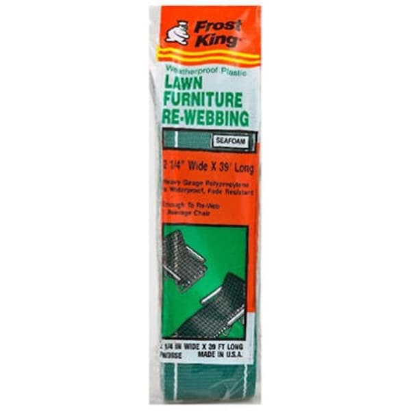 Thermwell Products Thermwell PW39B Outdoor Furniture Re-Web Kit; Blue - 2.25 in. x 39 ft. - 136525