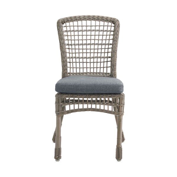 Alaterre Furniture Carolina All-Weather Wicker 3-Piece Dining Set with Bistro Dining Table and Two Dining Chairs - AWWM016MM