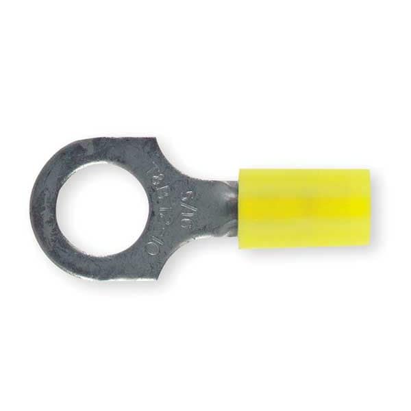Sta-Kon 12-10 AWG Nylon Ring Terminal 5/16" Stud PK50 - RC10-516