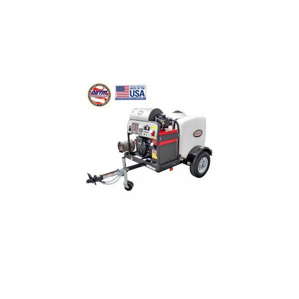 Fna Group Simpson Mobile Trailer Gas Pressure Washer W/ Vanguard V-Twin Engine, 4000 PSI, 4.0 GPM - 95006