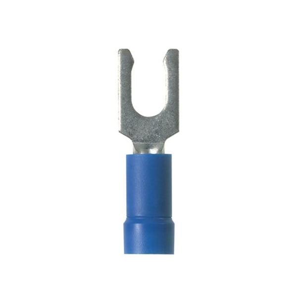 Panduit 18-14 AWG Vinyl Locking Fork Terminal #6 Stud PK100 - PV14-6LF-C