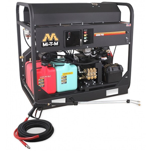 Mi-T-M Hot Water Gas Pressure Washer, 4000 psi - HS-4004-1MAH