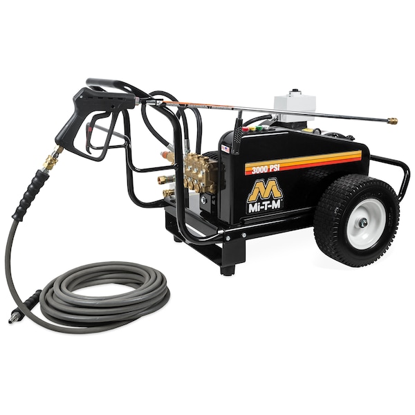 Mi-T-M Medium Duty 3000 psi 3.5 gpm Cold Water Electric Pressure Washer - CW-3004-4ME3