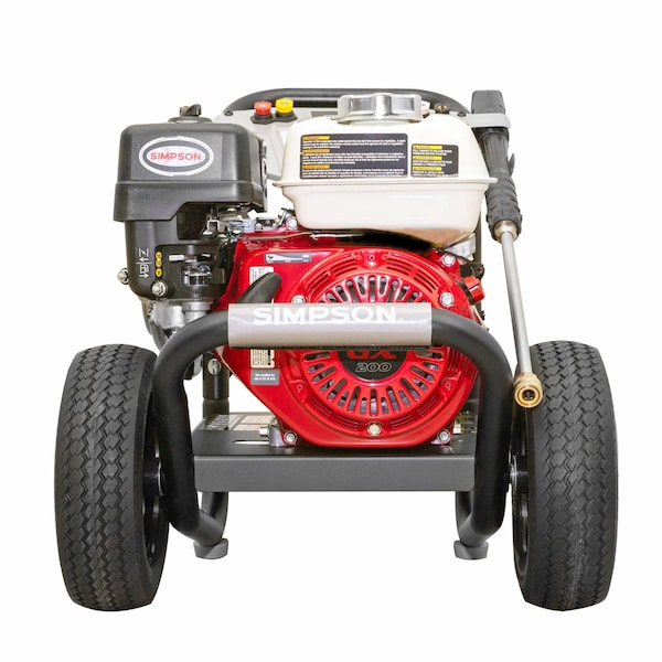 Fna Group Simpson PowerShot Gas Pressure Washer W/ Honda GX200 Engine, 3500 PSI, 2.5 GPM, 5/16" Hose - 61014