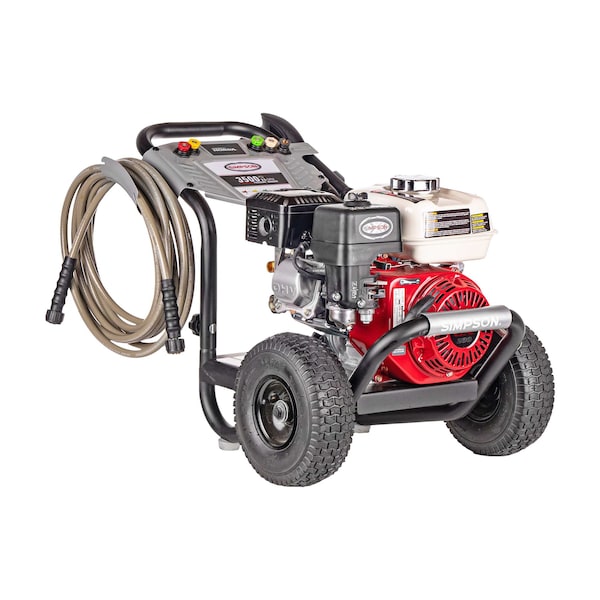 Fna Group Simpson PowerShot Gas Pressure Washer W/ Honda GX200 Engine, 3500 PSI, 2.5 GPM, 5/16" Hose - 61014