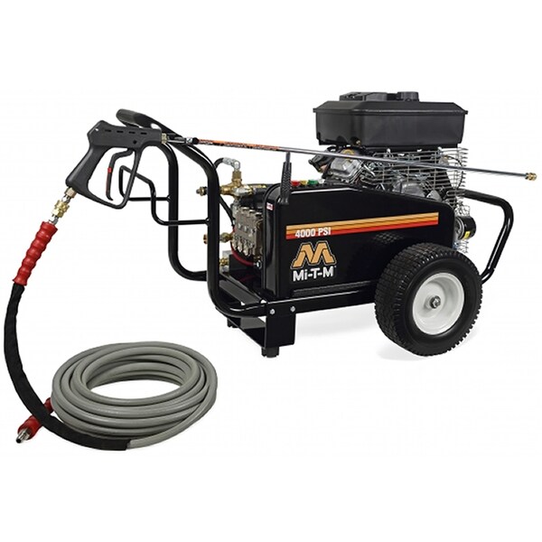 Mi-T-M Cold Water Gas Pressure Washer, 4000 psi - CW-4004-5MV0