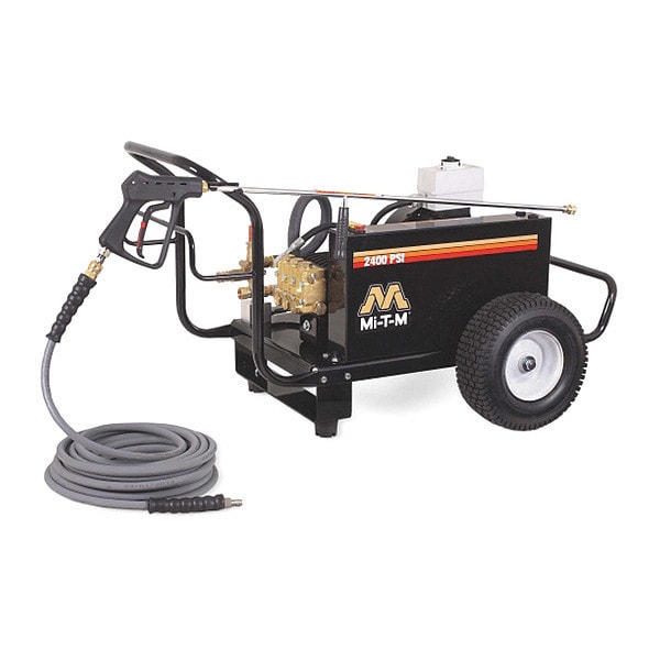 Mi-T-M Medium Duty 2400 psi Cold Water Electric Pressure Washer, HP: 8 HP - CW-2405-4ME3