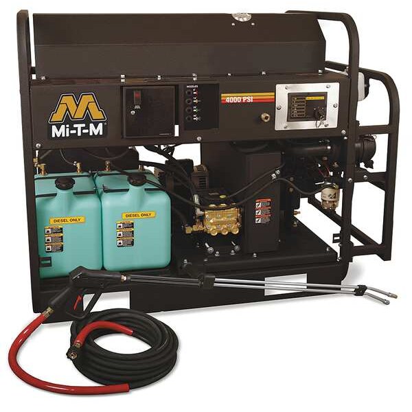 Mi-T-M Heavy Duty 4000 psi 4.5 gpm Hot Water Gas Pressure Washer - GH-4005-0MDK