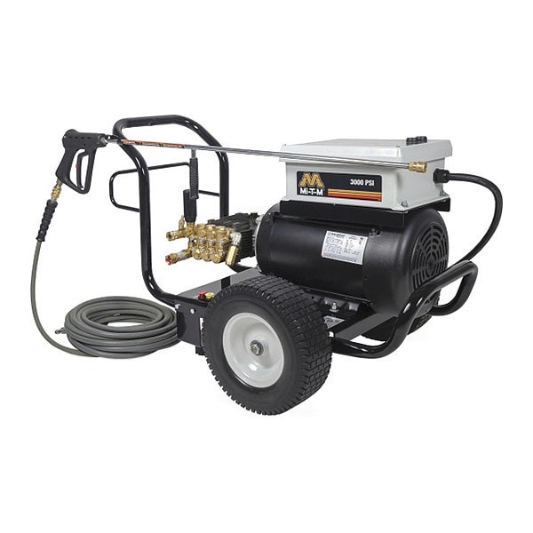 Mi-T-M Medium Duty 3000 psi 3.9 gpm Cold Water Electric Pressure Washer - JP-3004-1ME3