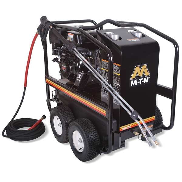 Mi-T-M Medium Duty 3000 psi 2.8 gpm Hot Water Gas Pressure Washer - GH-3003-3MGH