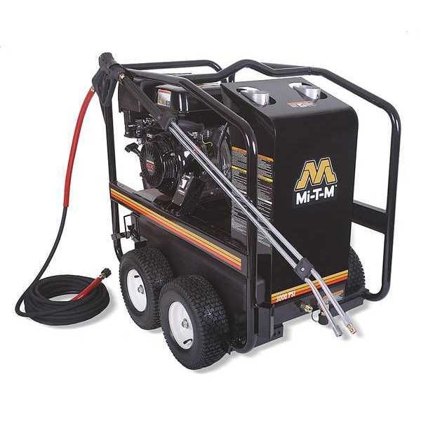 Mi-T-M Medium Duty 3000 psi 2.8 gpm Hot Water Gas Pressure Washer - GH-3003-3MGH