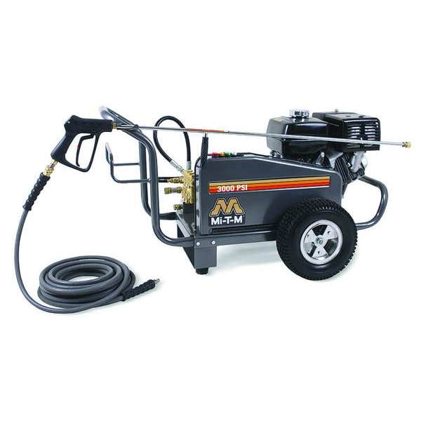 Mi-T-M Medium Duty 3000 psi 3.5 gpm Cold Water Gas Pressure Washer - GC-3004-4MGH