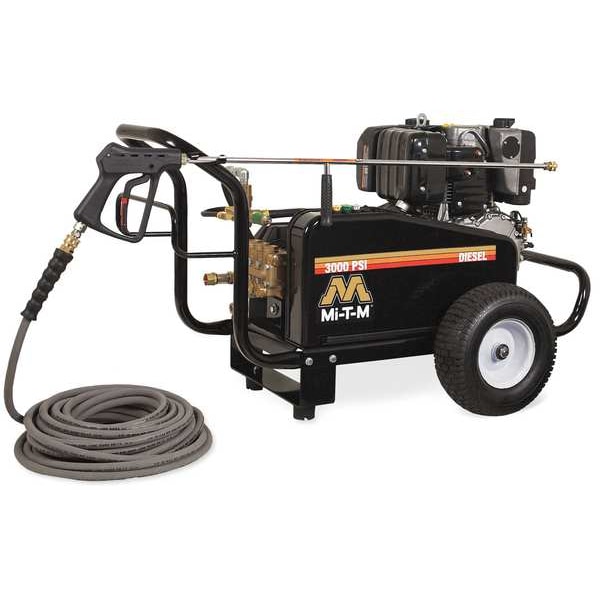 Mi-T-M Medium Duty 3000 psi 3.9 gpm Cold Water Gas Pressure Washer - GC-3004-0MKD