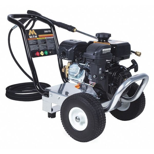 Mi-T-M Medium Duty 3000 psi 2.4 gpm Cold Water Gas Pressure Washer - GC-3000-0MMB