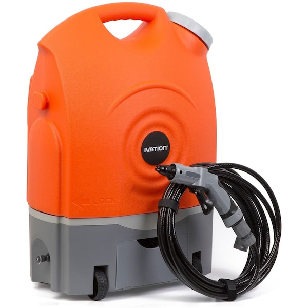 Ivation Multi-Purpose Smart Washer 12-Volt Car Plug with 4.5 Gallon Water Tank - IVASWASHER
