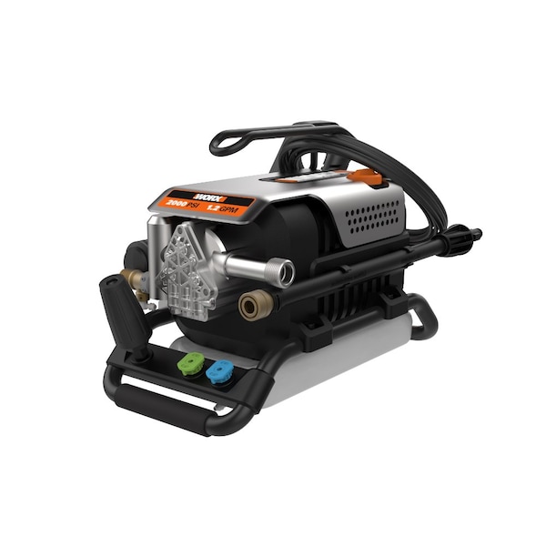 Worx 13 Amp 1800 PSI Electric Pressure Washer, 1.2 GPM with 3 Nozzles - WG605