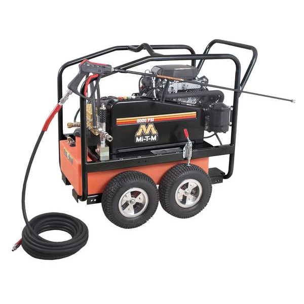 Mi-T-M Industrial Duty 6000 psi 3.7 gpm Cold Water Gas Pressure Washer - GC-6004-3MGH