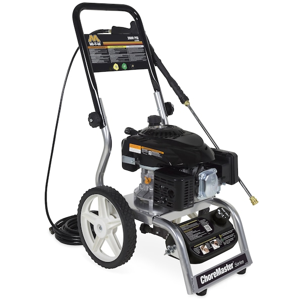 Mi-T-M Medium Duty 2600 psi 2.2 gpm Cold Water Gas Pressure Washer, Pressure Washer Style: Cart - CV-2600-4MMC