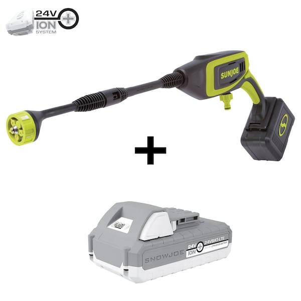 Snow Joe Sun Joe 24Volt iON Power Cleaner Kit - 24V-PP350-LTE-P1