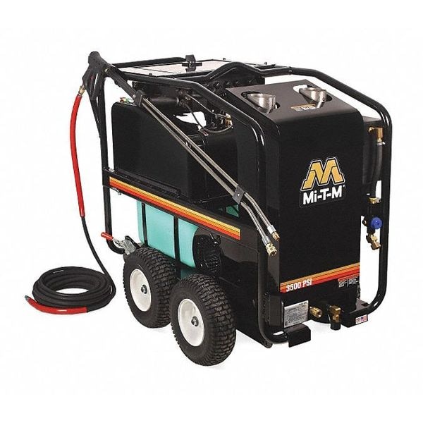 Mi-T-M Heavy Duty 3500 psi 3.3 gpm Hot Water Electric Pressure Washer - HSE-3504-0M10
