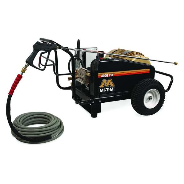 Mi-T-M Heavy Duty 4000 psi 3.9 gpm Cold Water Electric Pressure Washer - CW-4004-1ME3