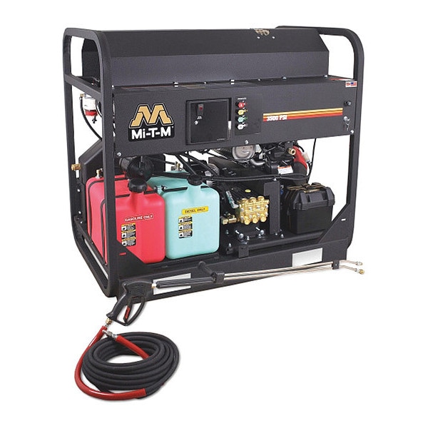 Mi-T-M Heavy Duty 3500 psi Hot Water Gas Pressure Washer - HS-3506-1MGH