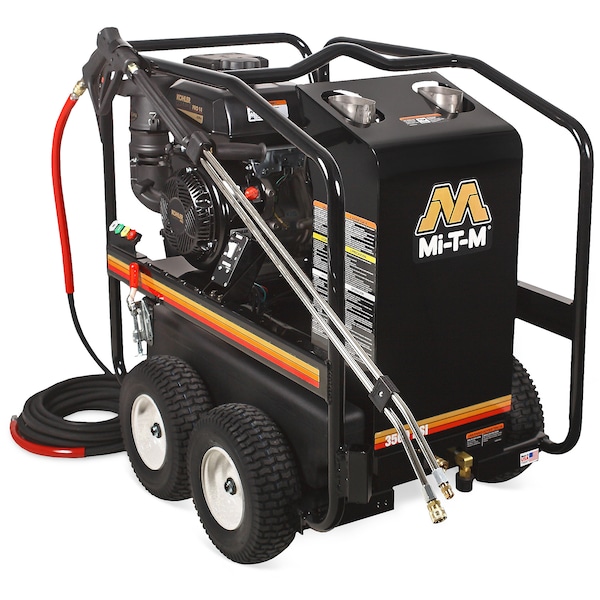 Mi-T-M Heavy Duty 3500 psi 3.3 gpm Hot Water Gas Pressure Washer - HSP-3504-3MGK
