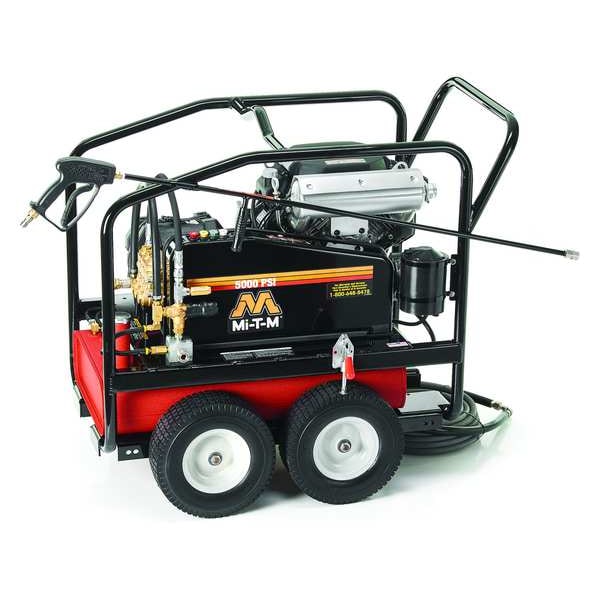 Mi-T-M Industrial Duty 5000 psi 4.0 gpm Cold Water Gas Pressure Washer - GC-5004-3MAH