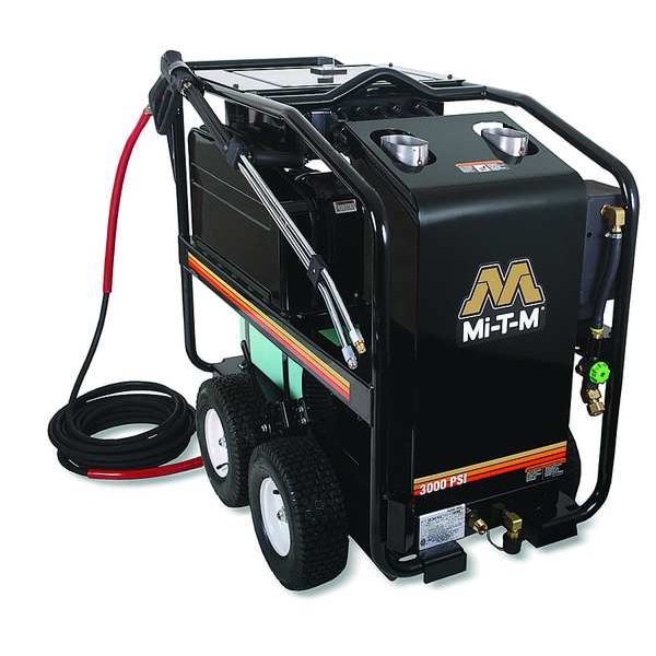 Mi-T-M Medium Duty 3000 psi 3.5 gpm Hot Water Electric Pressure Washer - GH-3004-0M10