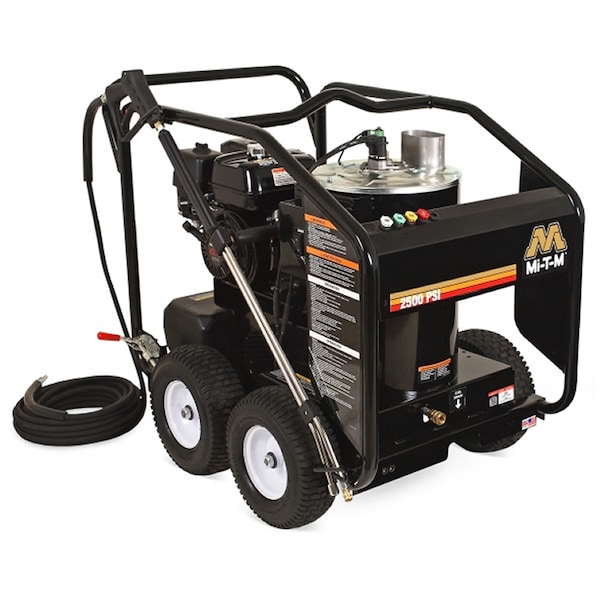 Mi-T-M Hot Water Gas Pressure Washer, 196cc, 25 - HSP-2503-0MMH