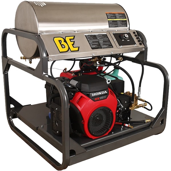 Be Pressure Supply Gas Hot Water Pressure Washer, 688cc - HW3524HEGD