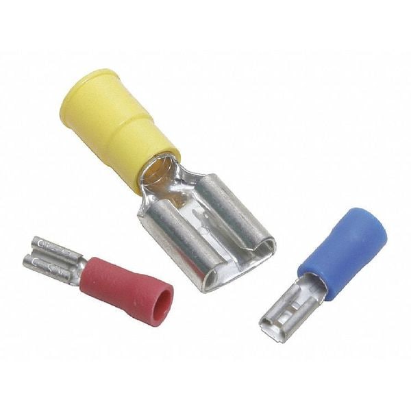 Burndy Vinyl Insulated Female Disc, 12-10AWG - QP10F25X03D