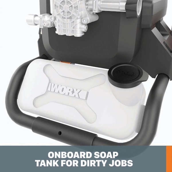 Worx 13 Amp Brushless 2000 PSI Electric Pressure Washer, 1.2 GPM - WG607