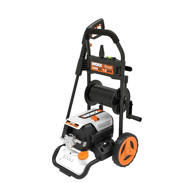 Worx 13 Amp Brushless 2000 PSI Electric Pressure Washer, 1.2 GPM - WG607