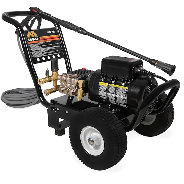 Mi-T-M Light Duty 1500 psi 2.0 gpm Cold Water Electric Pressure Washer - JP-1502-4ME1