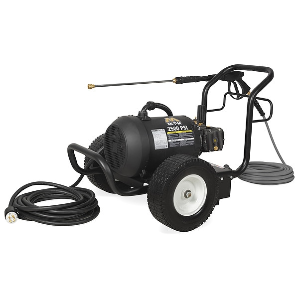 Mi-T-M CordedPressureWasher, Cold, 2500psi, 230V - JP-2503-1ME3