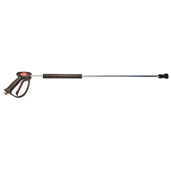 Zoro Select 43-3/4 in L Spray Gun, 4,500 psi Max Pressure, 8 gpm Max Flow, 3/8 in FNPT - MV925-LANCE