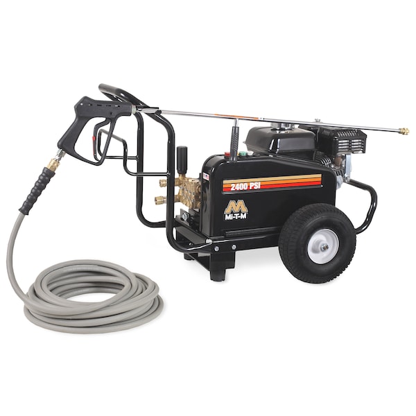 Mi-T-M Medium Duty 2400 psi 2.8 gpm Cold Water Gas Pressure Washer - JCW-2403-0MHB