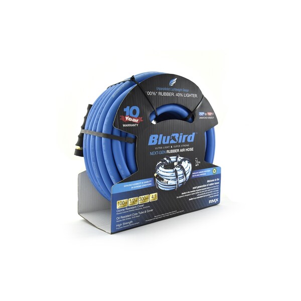 Rmx Industries Blubird Air Hose 1/2 In. X 100 Ft. 1/2 In. Mnpt - BB12100