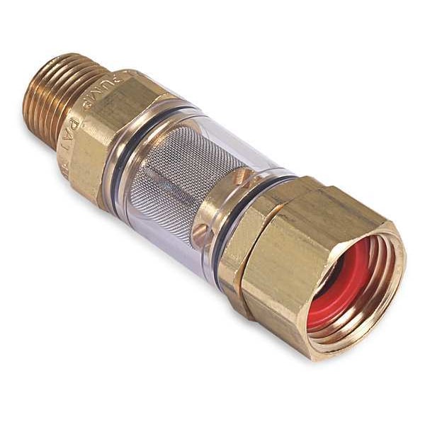 Mi-T-M Filter Inlet Valve, 1/2 x 3/4 in Connection, Male x Female - 19-0206