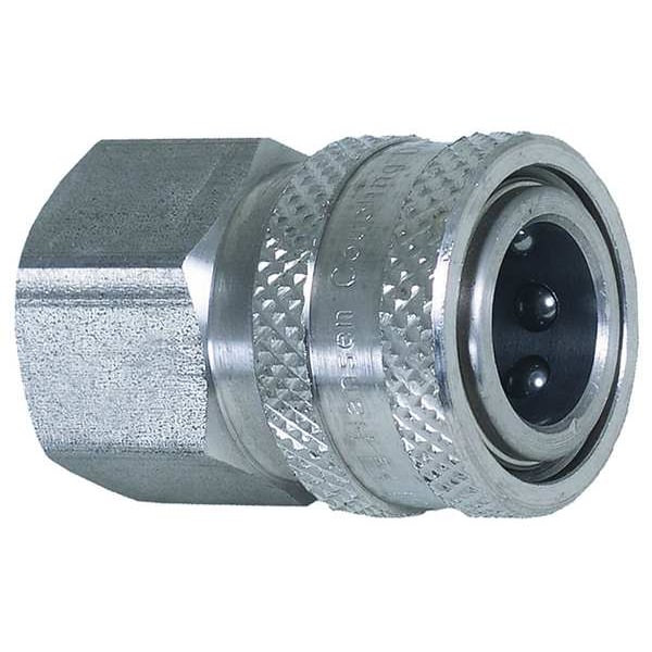 Mi-T-M Quick Connect Plug, Female, 3/8 F x 3/8 In - 17-0006